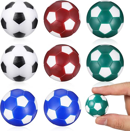 Alipis 8 pelotas de repuesto de futbolín de fútbol para niños, mini futbolín, piezas de mesa de futbolín, juego de mesa de futbolín, accesorio de