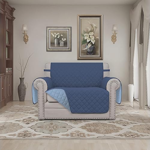 Miniatura 232 de Easy-Going - Funda reversible para sofá, resistente al agua, con varillas de espuma y correas elásticas, protector de muebles para mascotas y perros