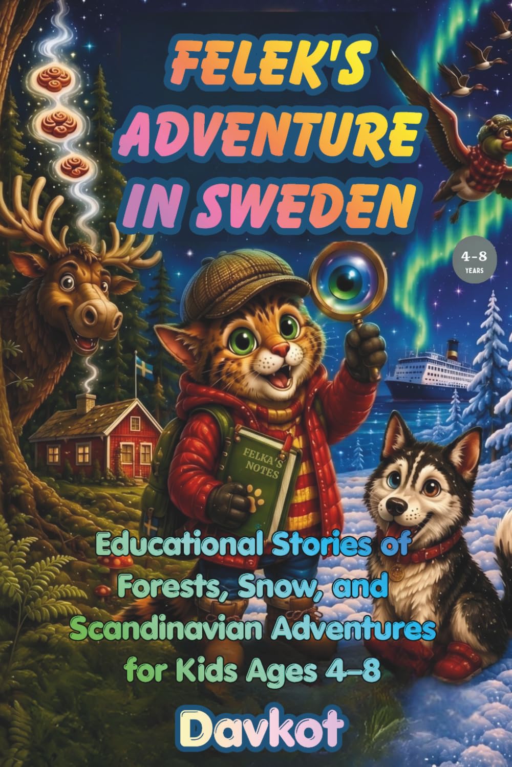 Felek's Adventure in Sweden: Educational Stories of Forests, Snow, and Scandinavian Adventures for Kids Ages 4–8 (Felek the Cat’s Adventures)