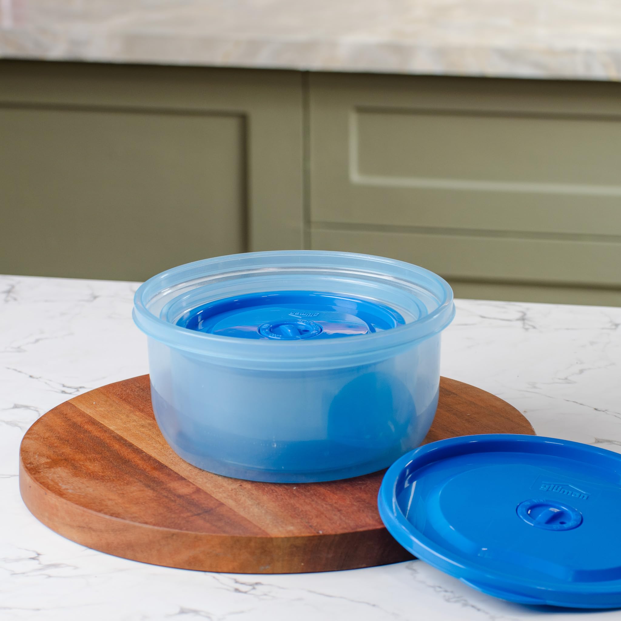 Gluman Microwave Containers - Steam Release & Food Safe -9