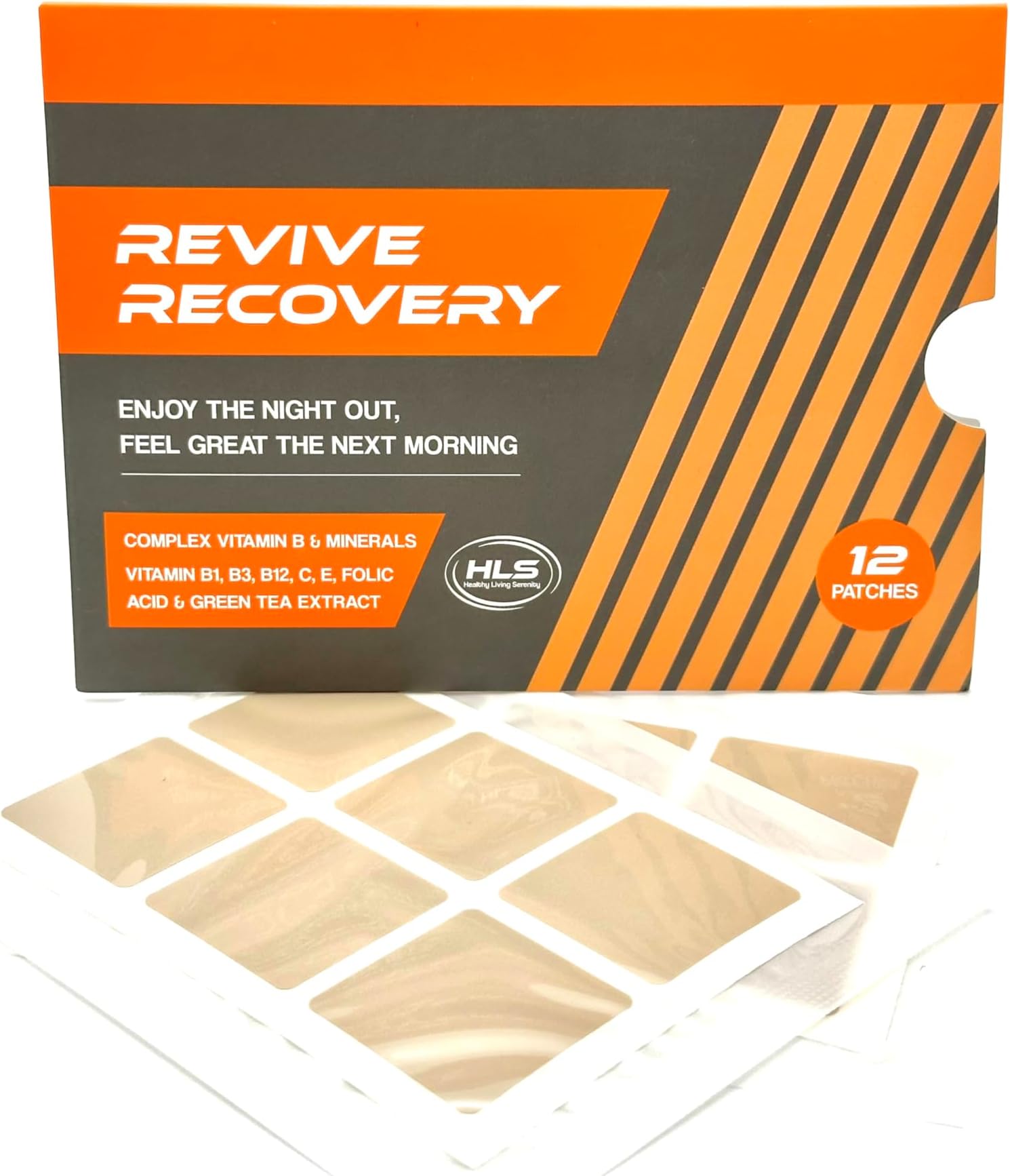 Revive Recovery Patches (12 Pack) - Enjoy The Night Out, Feel Great The Morning After.