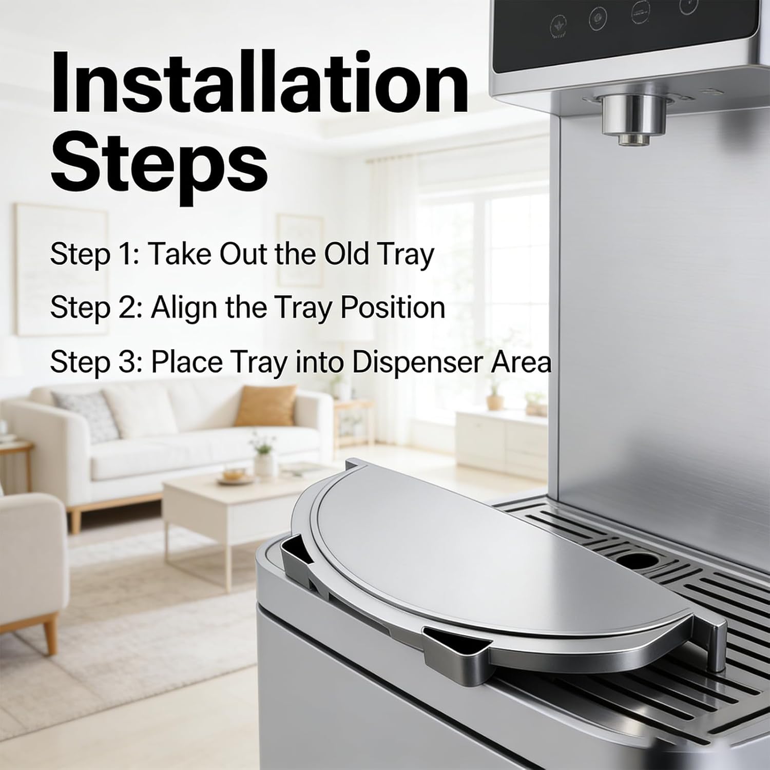 WR17X34471 Dispenser Drip Tray Fit for GE Refrigerators Replace WR17X26325 4959873 AP6995580 PS16226527 EAP16226527