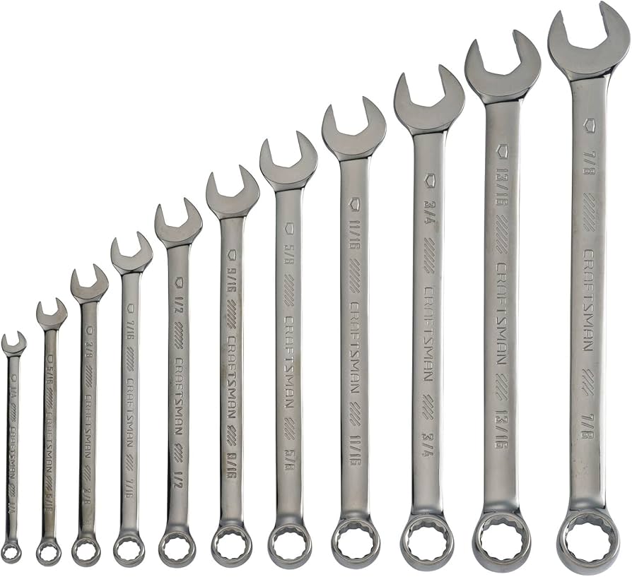 Craftsman SAE Long-Panel Wrench Set, 11 Piece (CMMT87014)