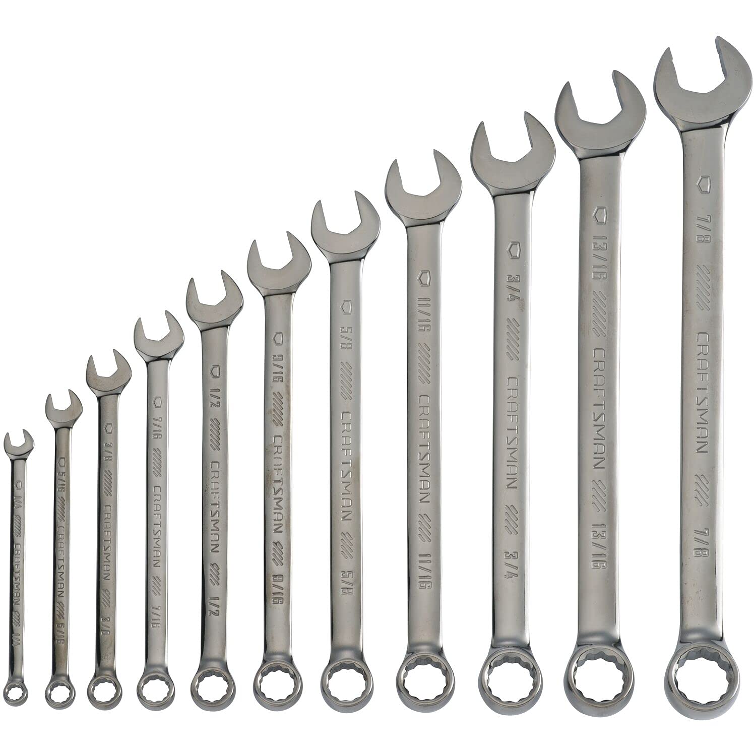 SAE Long-Panel Wrench Set, 11 Piece (CMMT87014)
