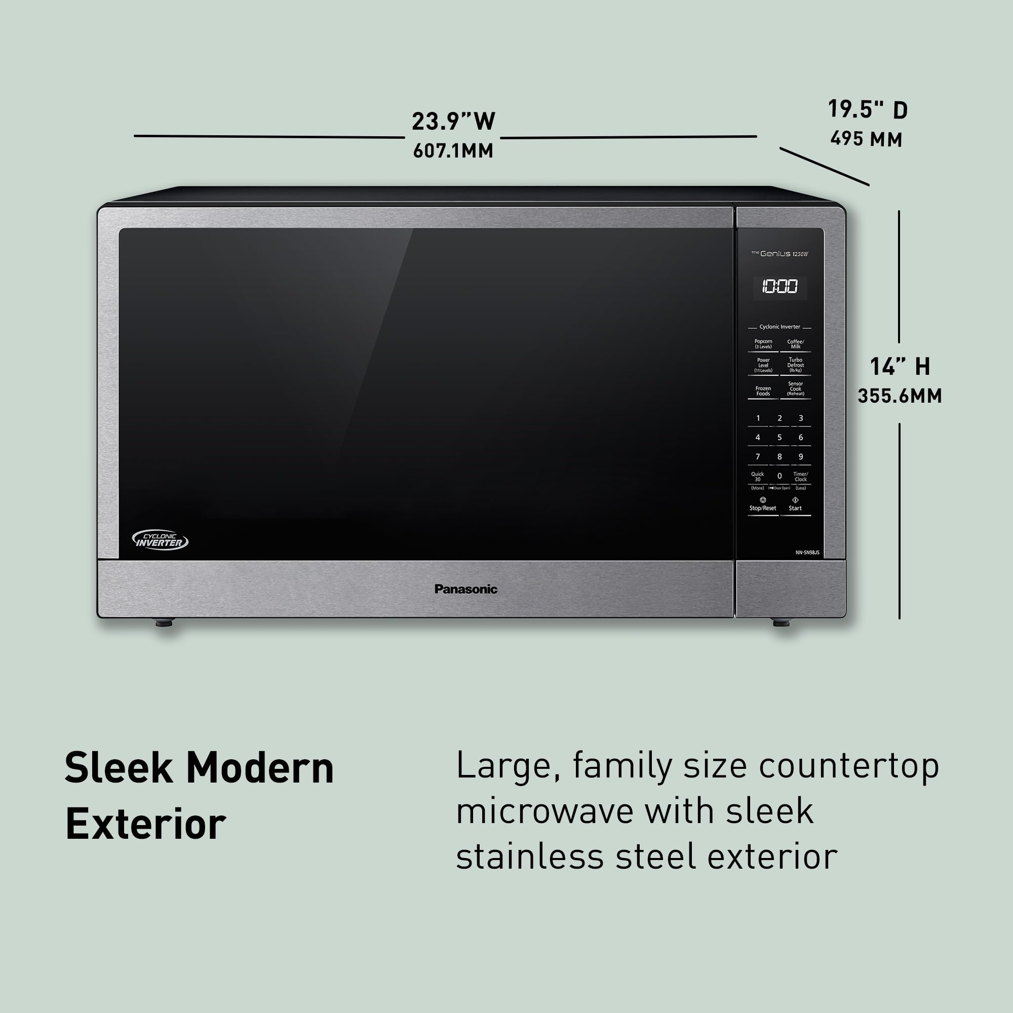 Amazon.com: Panasonic NN-SN98JS Microwave Oven Stainless Steel