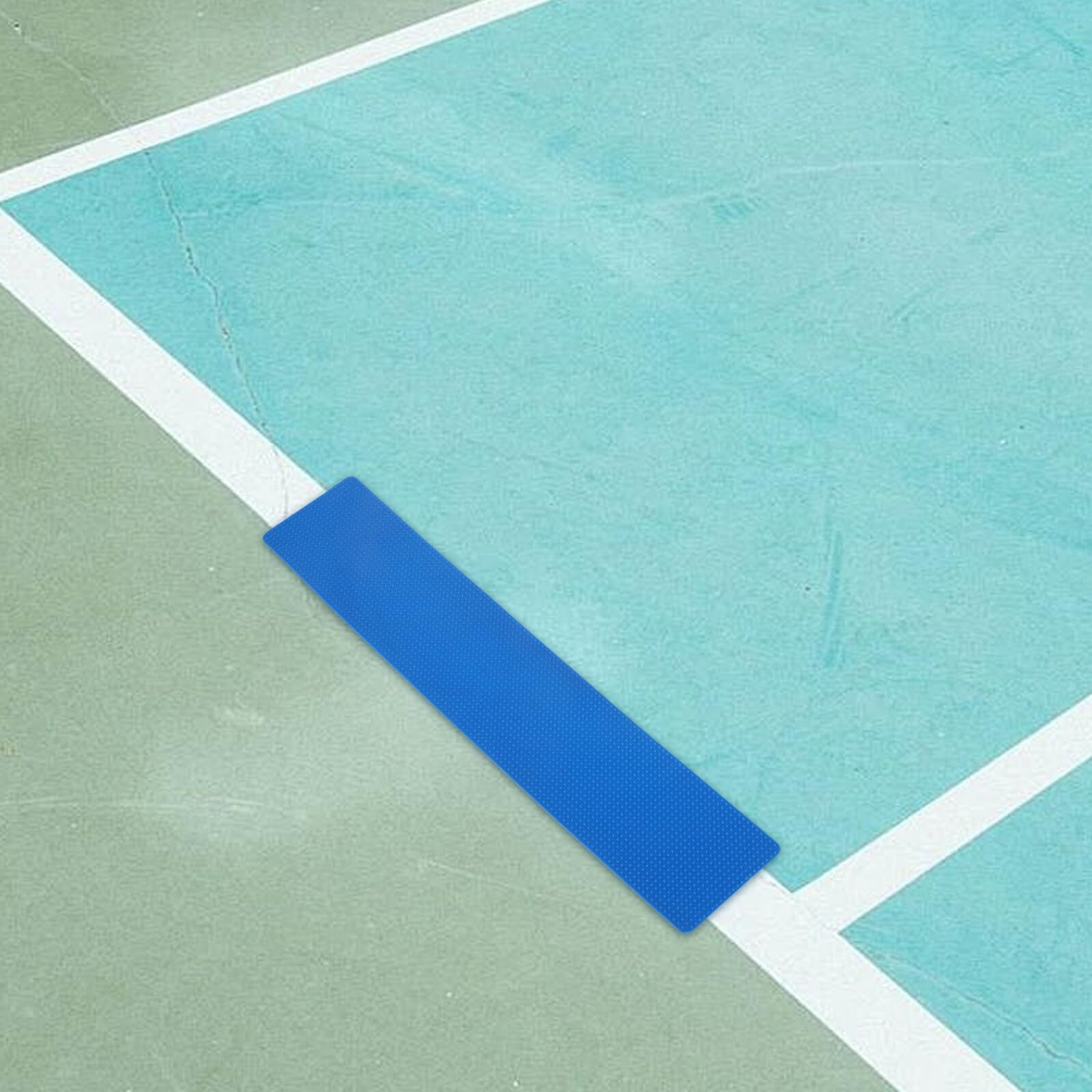 TOYANDONA Marcatori per Linee Diritte da Campo da Tennis in TPE Bianco Alta visibilità per Allenamento Tennis Indoor e Layout Preciso del Campo