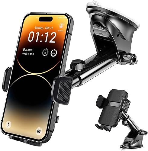 Más fuerte y mejor Soportes de teléfono para tu coche, soporte para teléfono celular Tissidoy nuevo soporte de teléfono celular parabrisas tablero