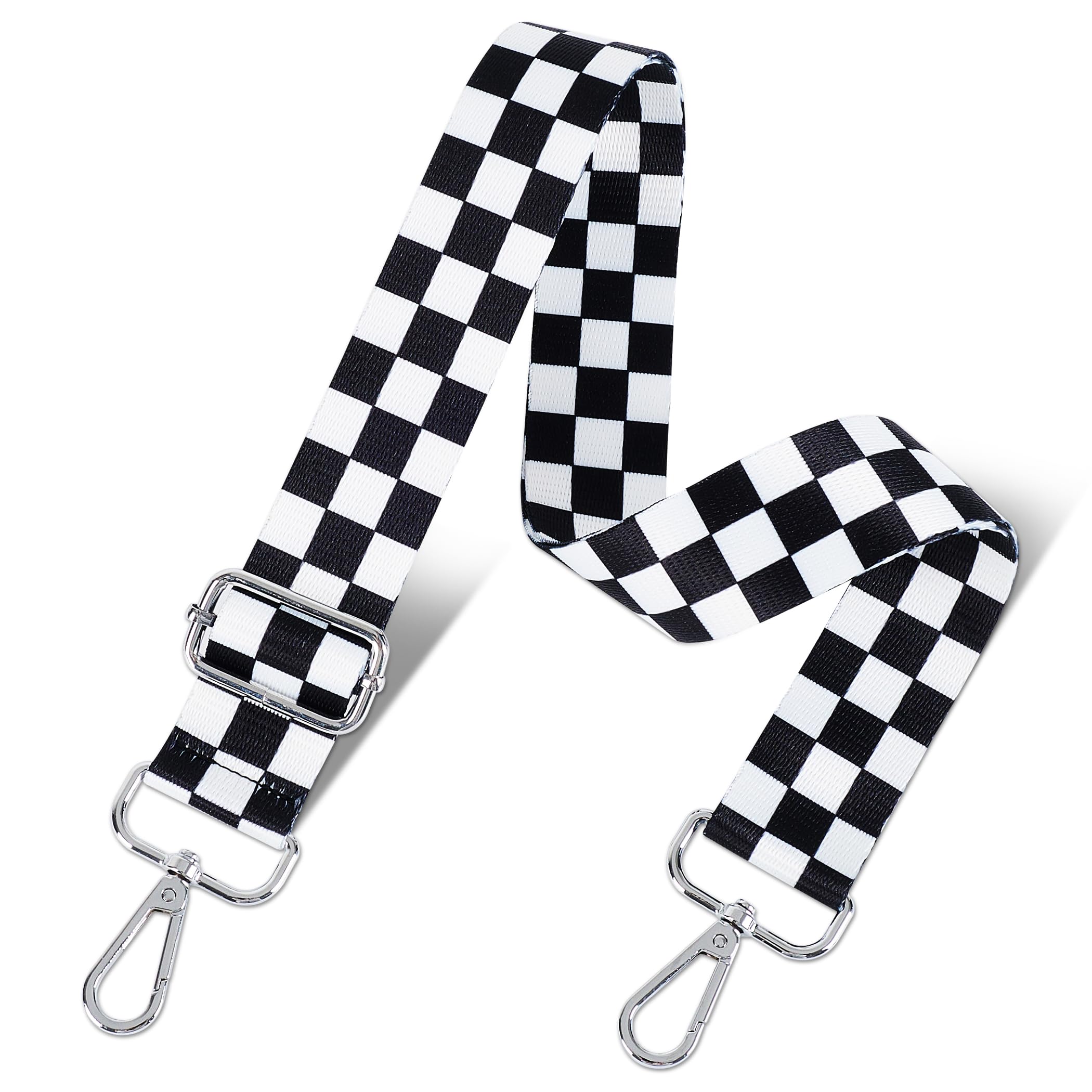 chushui Silver Hardware Purse Strap,Replacement Crossbody Adjustable Shoulder Strap for Handbag Bag