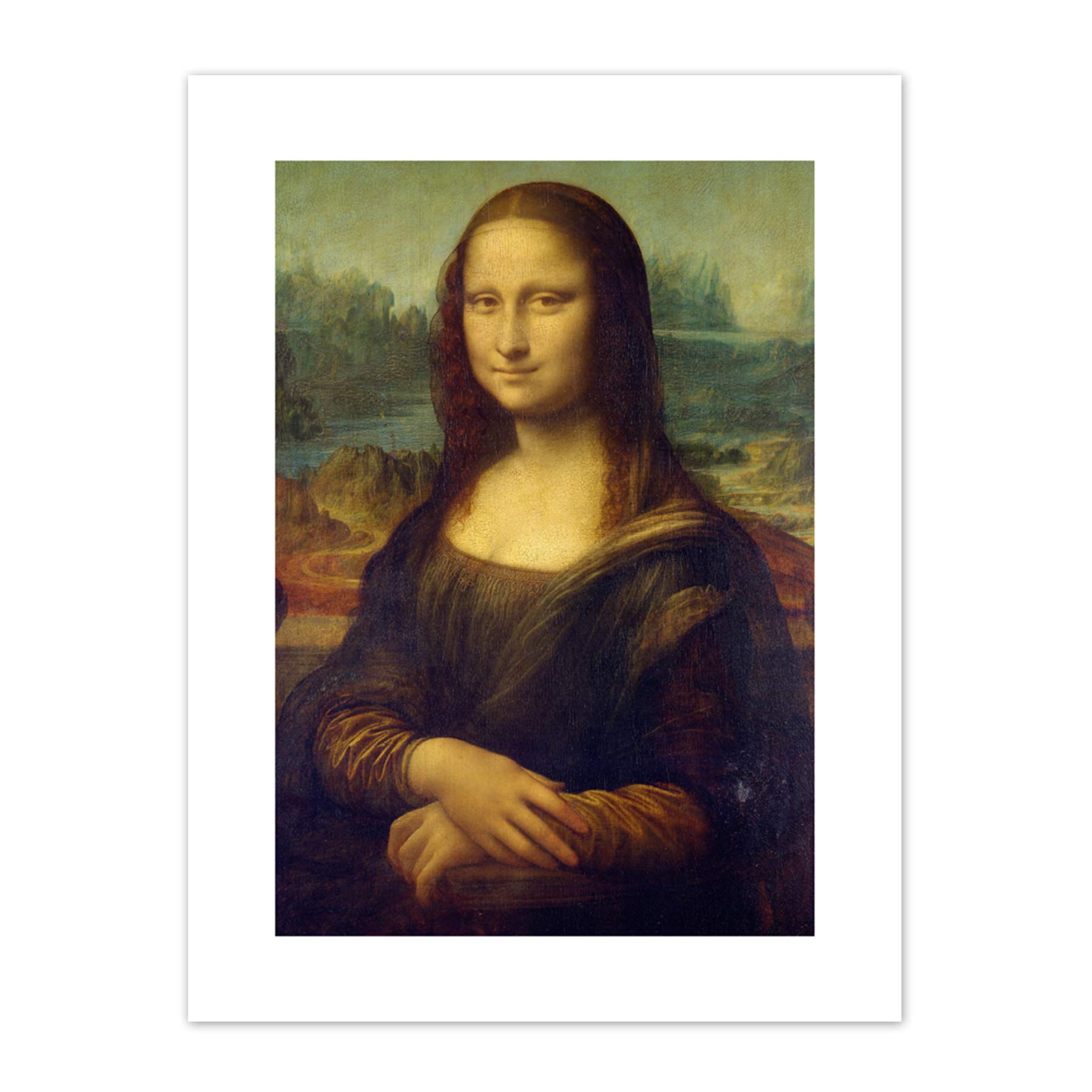Da Vinci Mona Lisa Canvas Wall Art Print