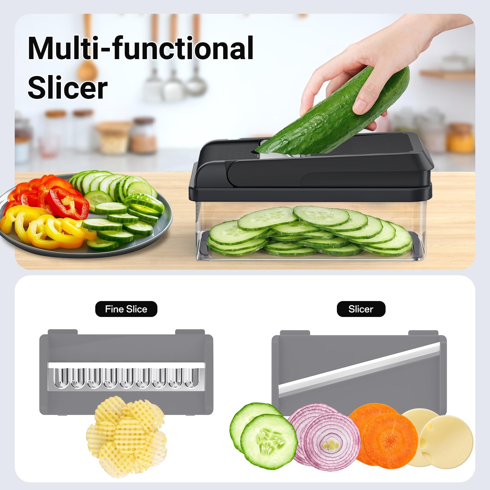 12-in-1 Vegetable Chopper - Save Time & Prep! -6 12-in-1 Vegetable Chopper - Save Time & Prep! -6