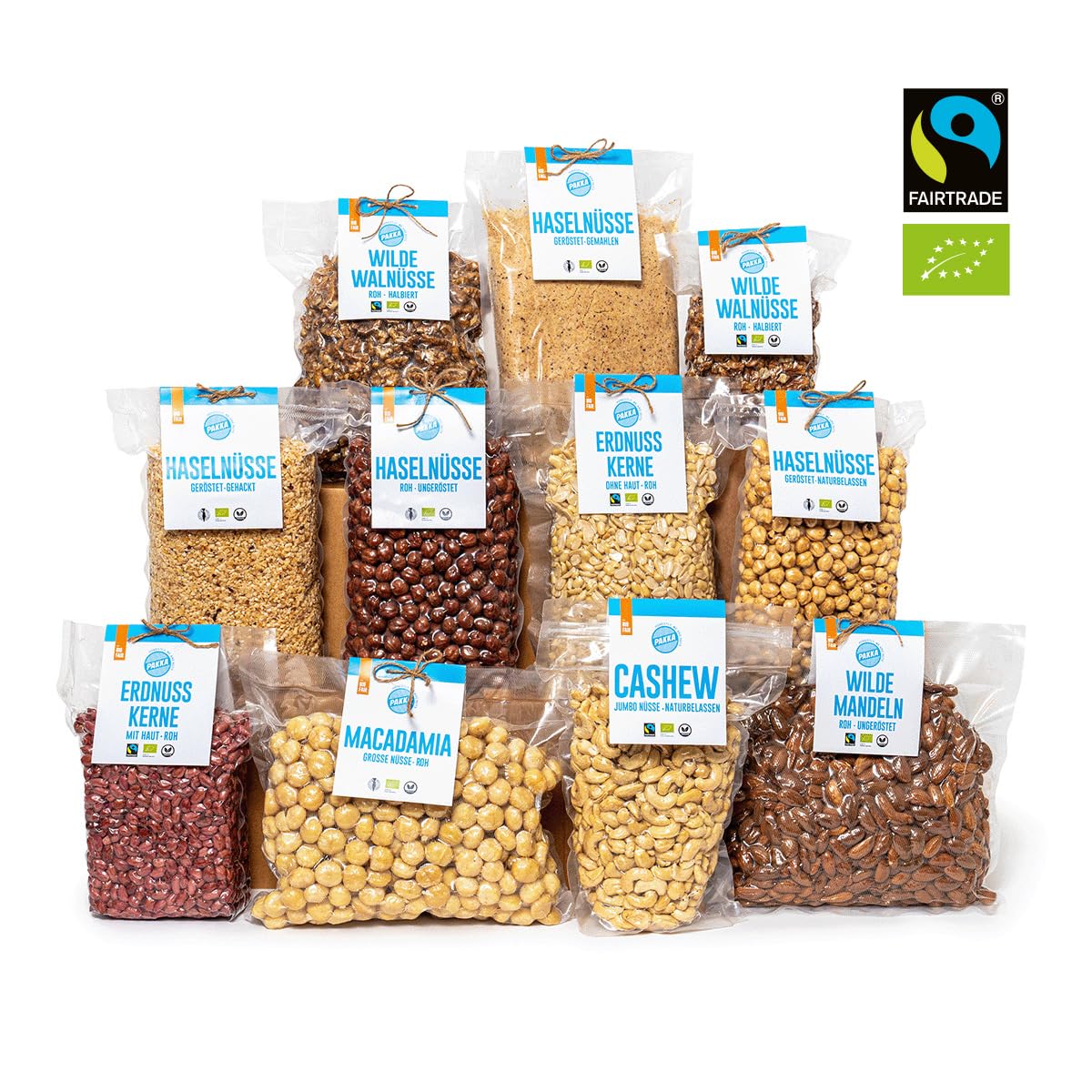 PAKKA - Cerises dorées bio commerce équitable, 500g, séchées au soleil, cerises jaunes sauvages, non huilées, non sucrées, directement des petits producteurs de Samarkand, Ouzbékistan, 500g