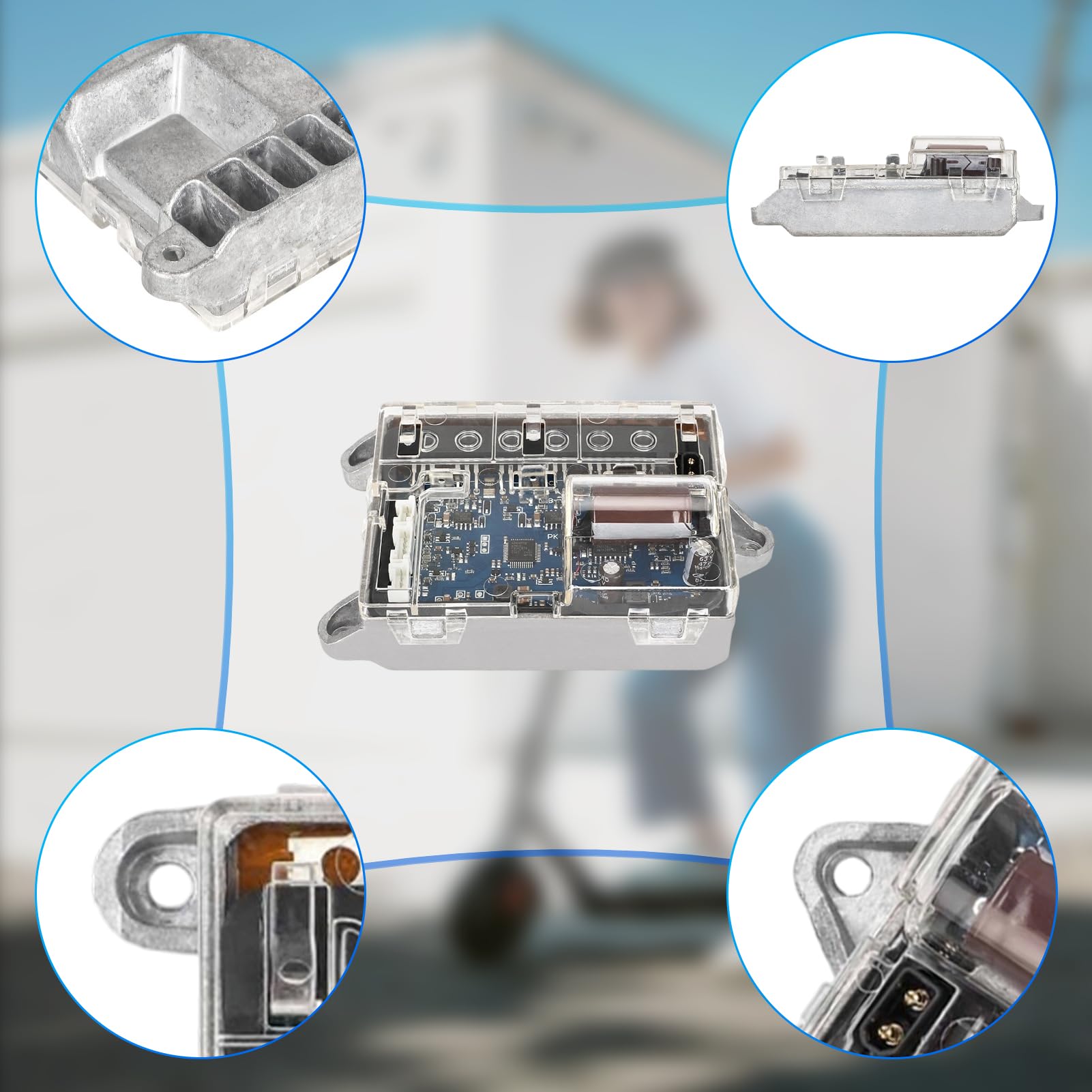 1PCS Controller Board Replacement Aluminium Alloy Compact Control Board with St Chip for Xiaomi for M365 and Pro Models Electric Scooter