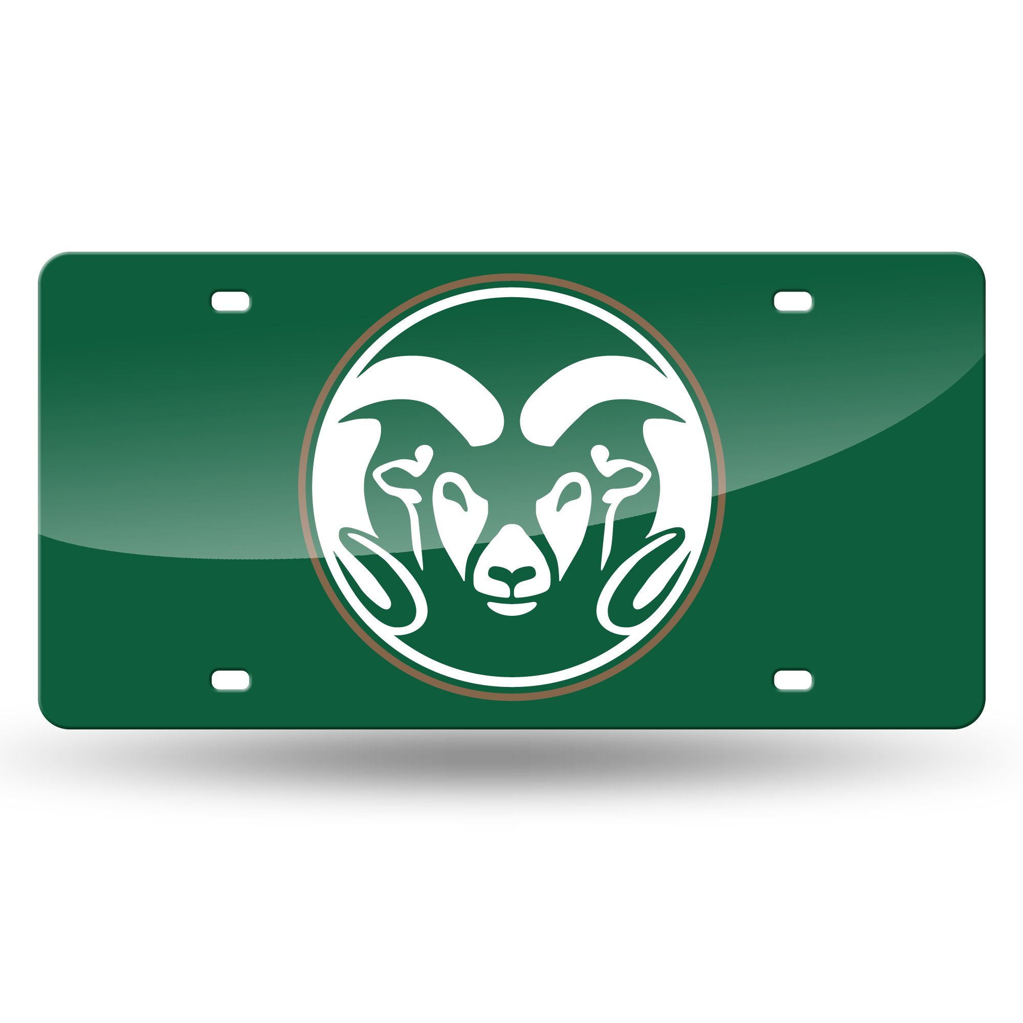Rico Industries NCAA Colorado State Rams Laser Inlaid Metal License Plate Tag — image 1