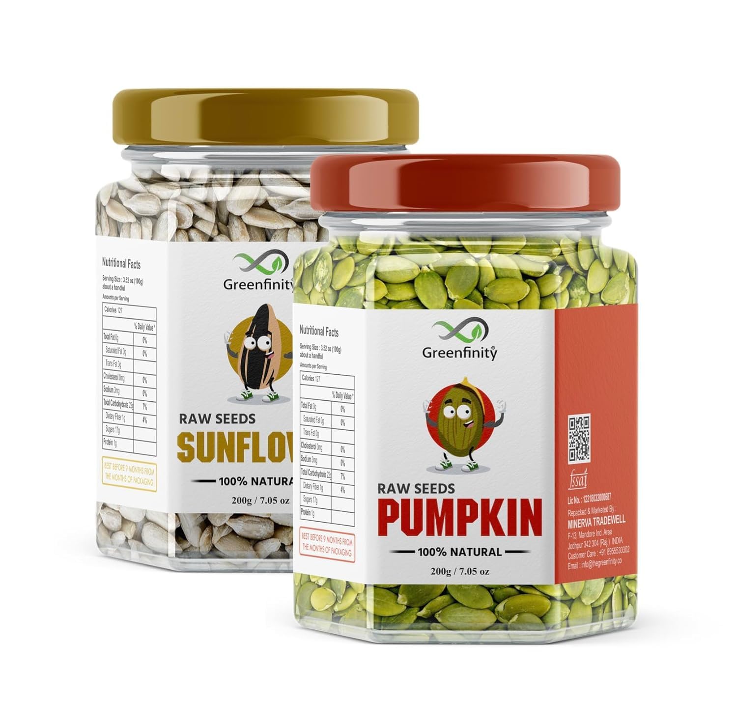 See full amazon price history chart for GreenFinity Best Raw Seeds Combo - 400g (Raw Pumpkin, Sunflower Seeds) Immunity Seeds | Pack of 2-200g. GreenFinity Best Raw Seeds Combo - 400g (Raw Pumpkin, Sunflower Seeds) Immunity Seeds | Pack of 2-200g. (B096RDMXX6) Amazon Price History, Amazon Price Tracker