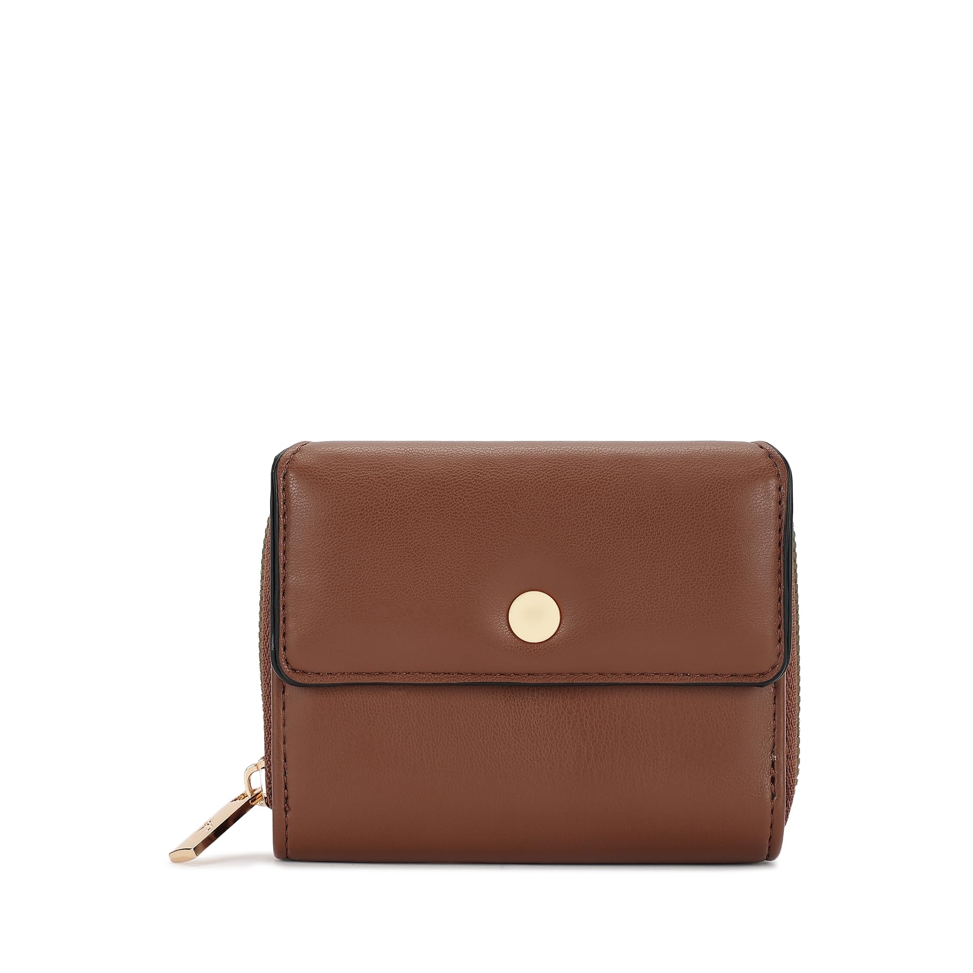 fastrack Women's Mini Organizer Wallet | Flap Closure, Tri-Fold Design, Zip Coin Pocket, Card & Cash Slots | Compact & Organized | 6 Months Warranty-picture-37