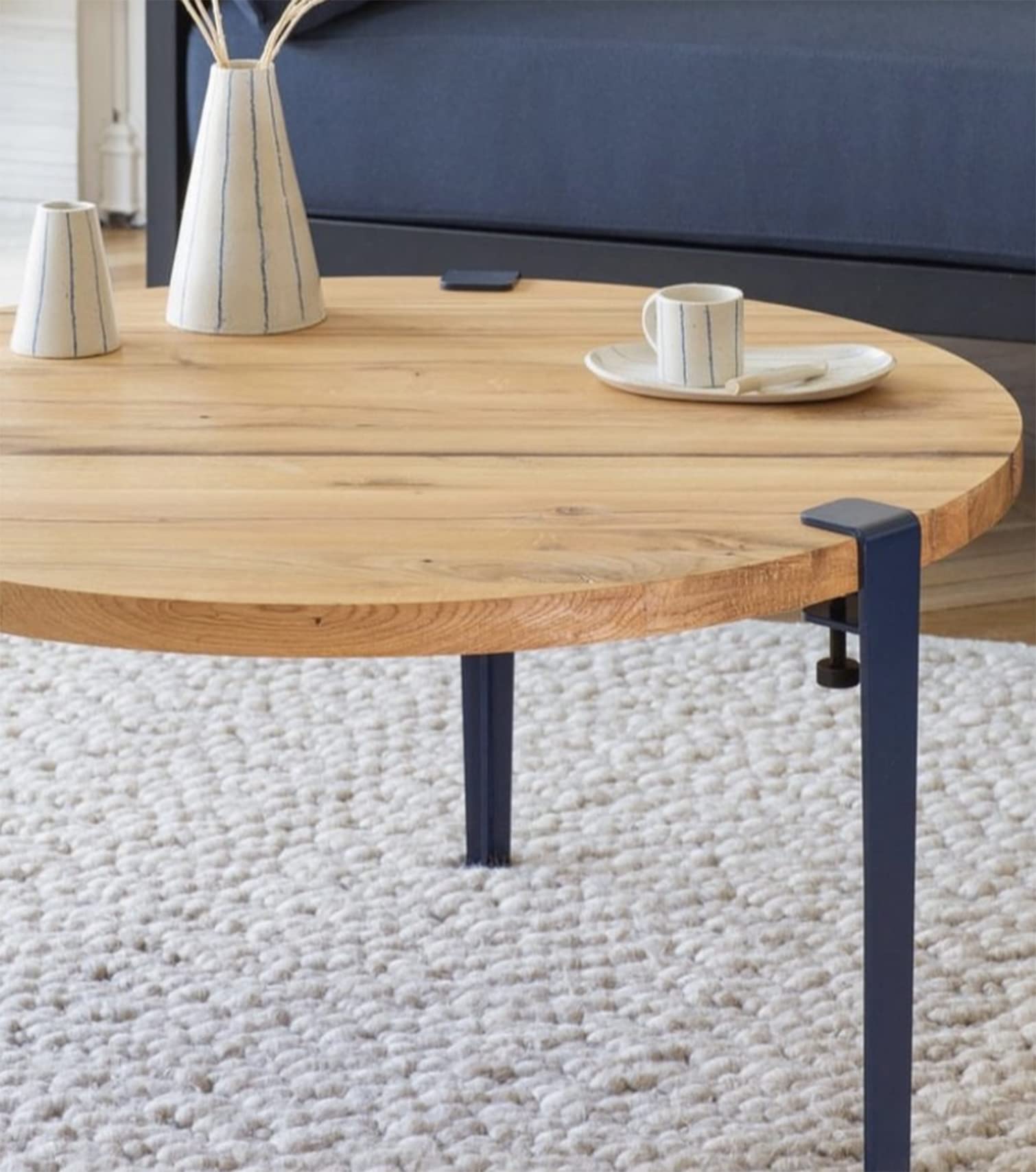 Geen Boren Poten Klem Tafelpoten - 4 Stuks F-vorm | Verstelbaar 40-71-76 Cm | Draagvermogen 70 Kg | Geen Boren Nodig | Zwart Meubelpoten Gamma