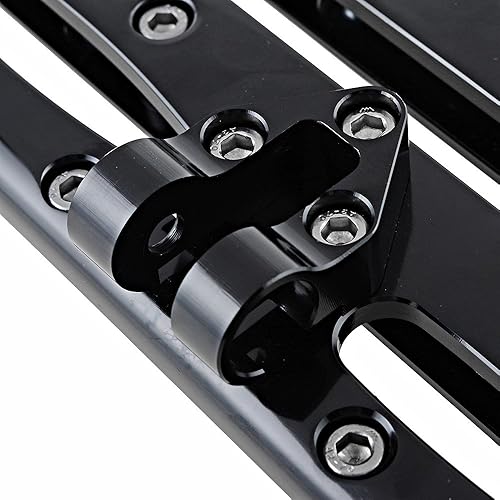 Miniatura 4 de Astra Depot Compatible con tablas de piso para pasajeros Harley Touring FLH FLT 2009-2013 + kit de pedal de clavija de brazo de freno + palanca de