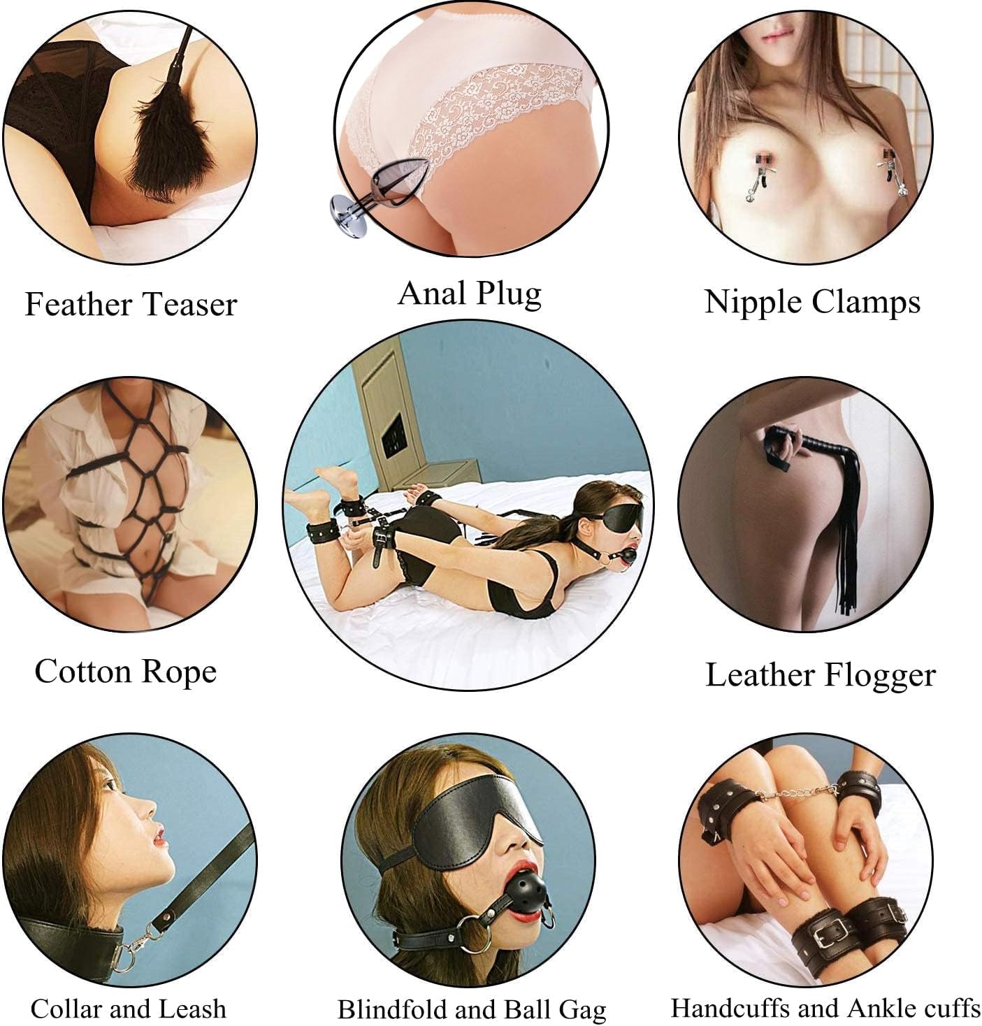 Pallina nera per sport piccolo kit per fitness, gioco dei ruoli, accessori per massaggi in acciaio inossidabile