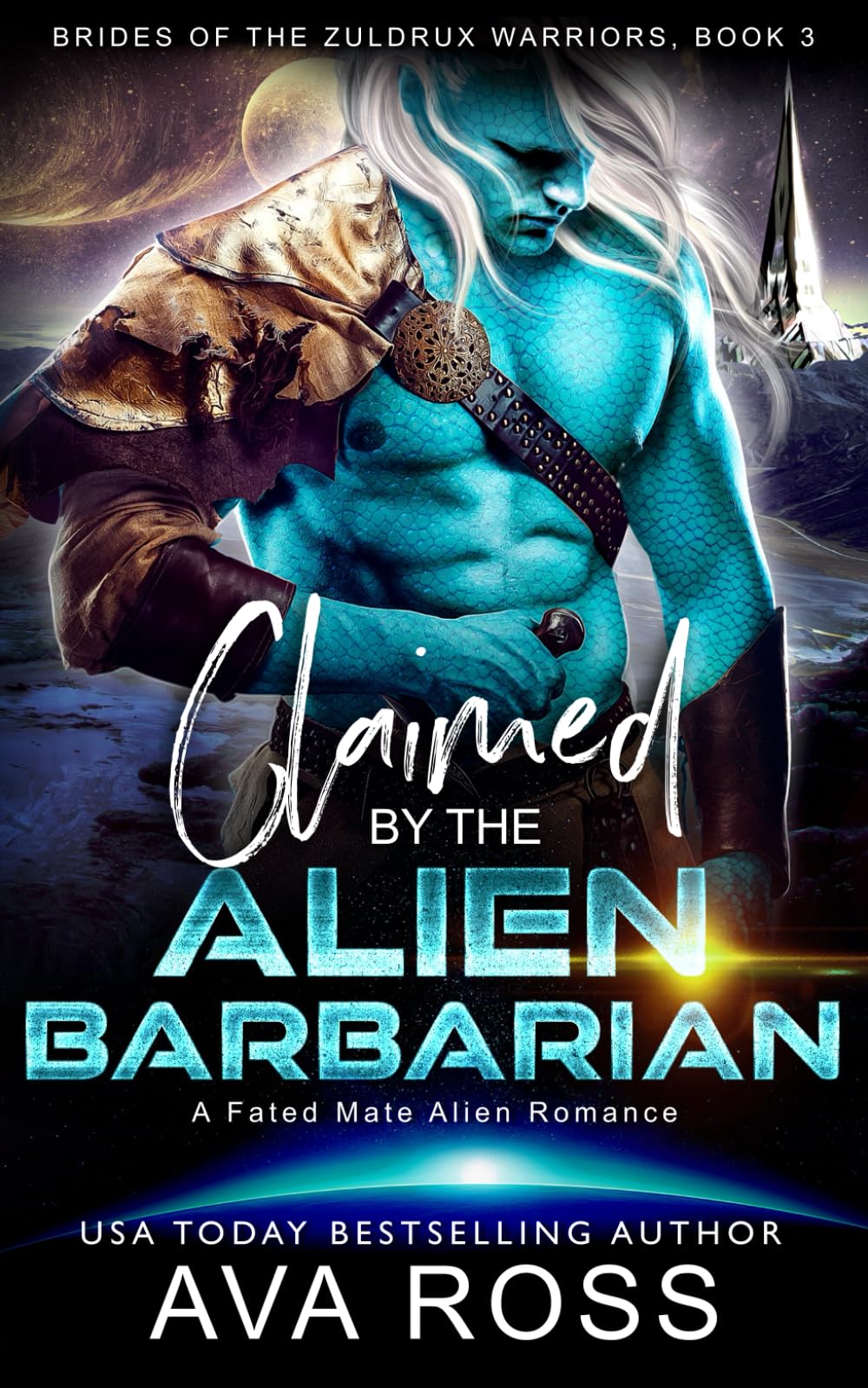 Cover of Claimed by the Alien Barbarian
