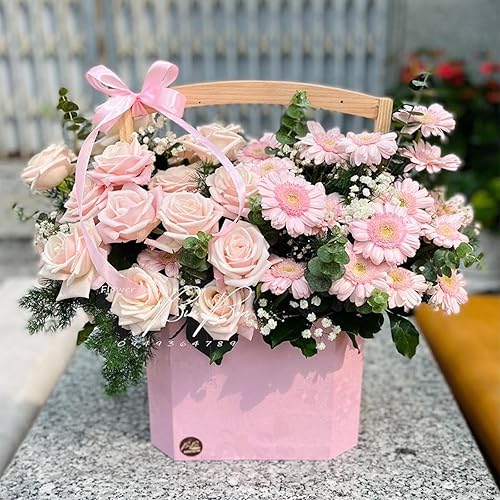 Miniatura 286 de Cinta de satén rosa polvoriento de doble cara de 1/4 pulgadas x 50 yardas, cintas de poliéster polvorientas para envolver regalos, cinta de tela