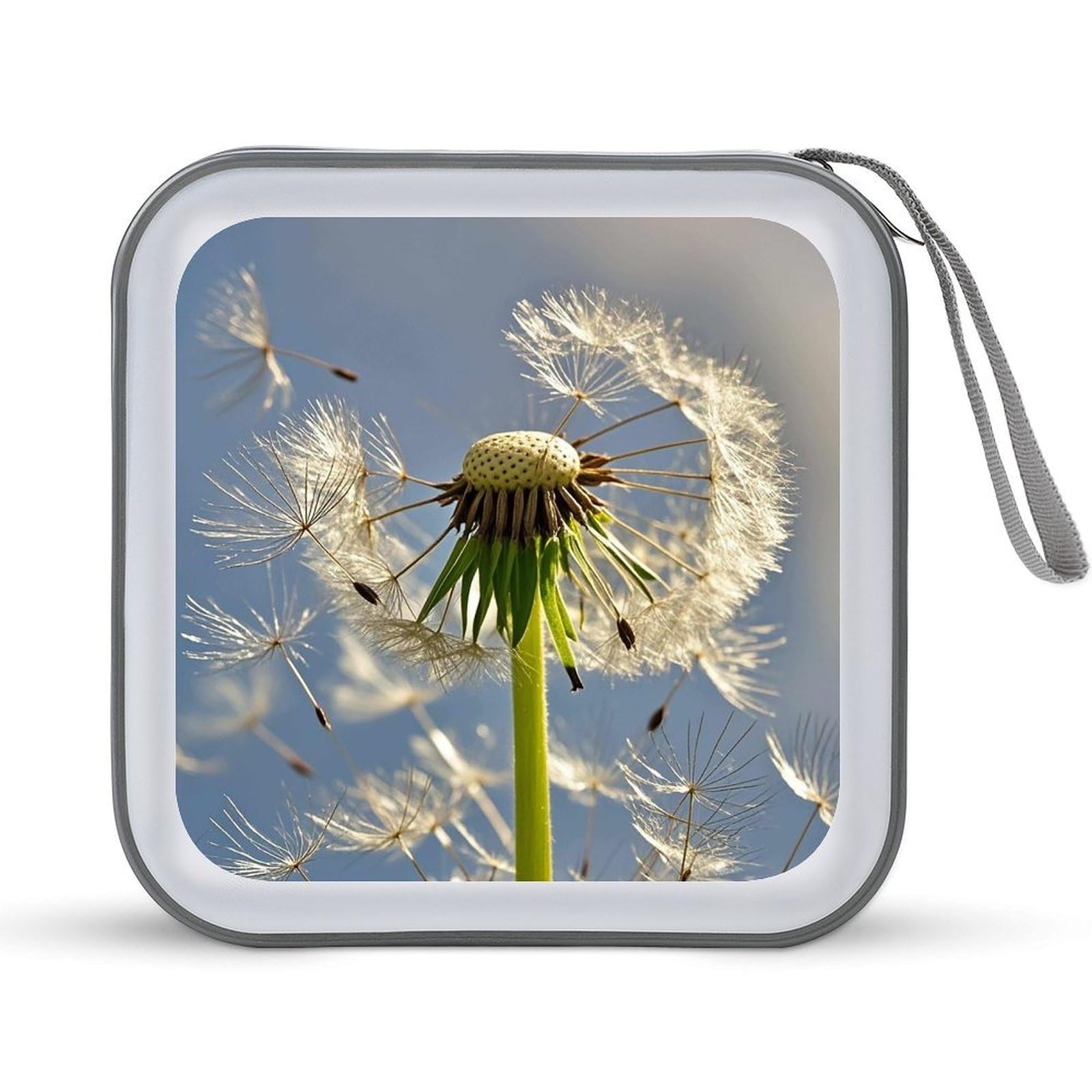 Carpeta para DVD Dandelion bolsa almacenamiento grande con cremallera discos oficina