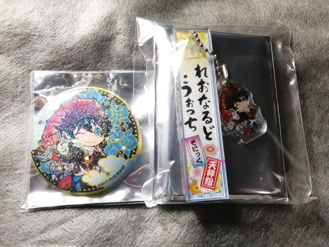 血界戦線＆BEYONDアクキー＆缶バッジセット レオナルド(傘モデルver.) 血界戦線&BEYOND アクリルキーホルダー&缶バッジセット