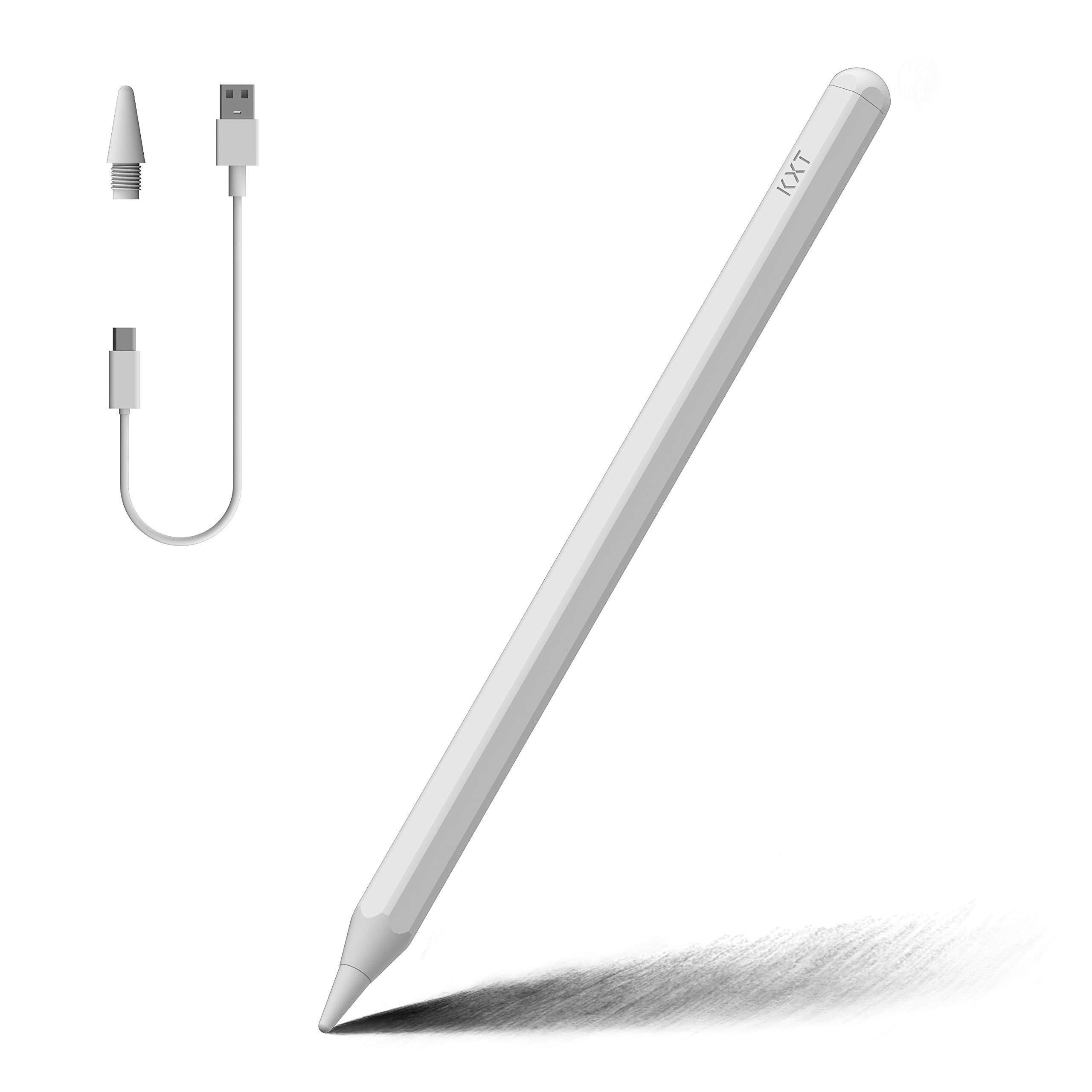 Penna 2 In 1 Per IPad 2018-2025 Con Ricarica Rapida USB-C – Sensore Inclinazione E Rifiuto Palmo – Alternativa Apple Pencil Per IPad 6-11, Air 3-5, Mini 5-7