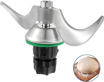 Gancio Impastatore Acciaio Inox Per Thermomix TM5 TM6 TM7 | Doppia Lama 12,25 Cm | Accessorio Impasto Veloce - 2