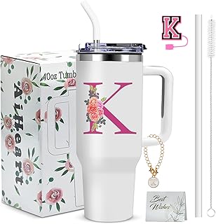 12 Bachelorette Gift Ideas For A Fun Playful Celebration Night 43 40oz Initial Tumbler,Personalized Gift for Women,Sister,Wife,Best Friend...
