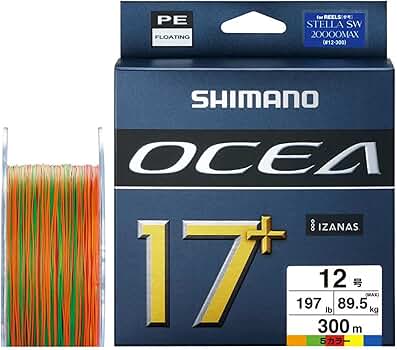 Amazon.co.jp: シマノ(SHIMANO) PEライン オシア 17+ PE 300m LD-A71Y