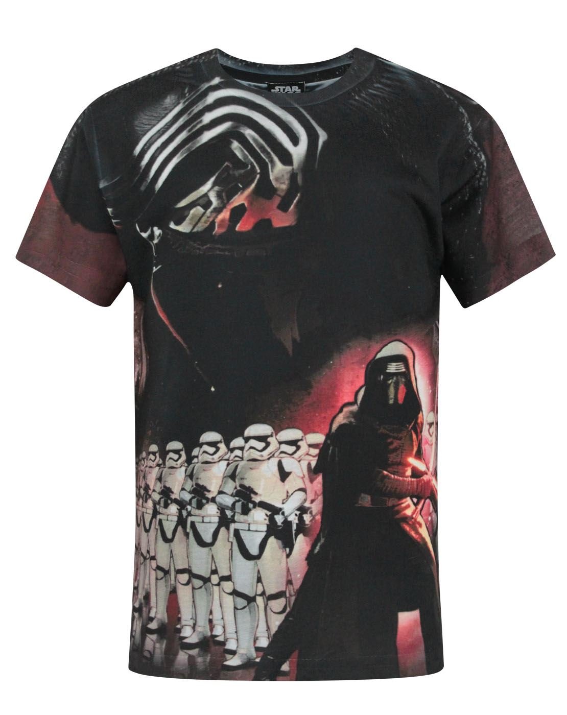 Vanilla Underground Boys White Star Wars Kylo Ren Short Sleeved T-Shirt - 3-4 Years