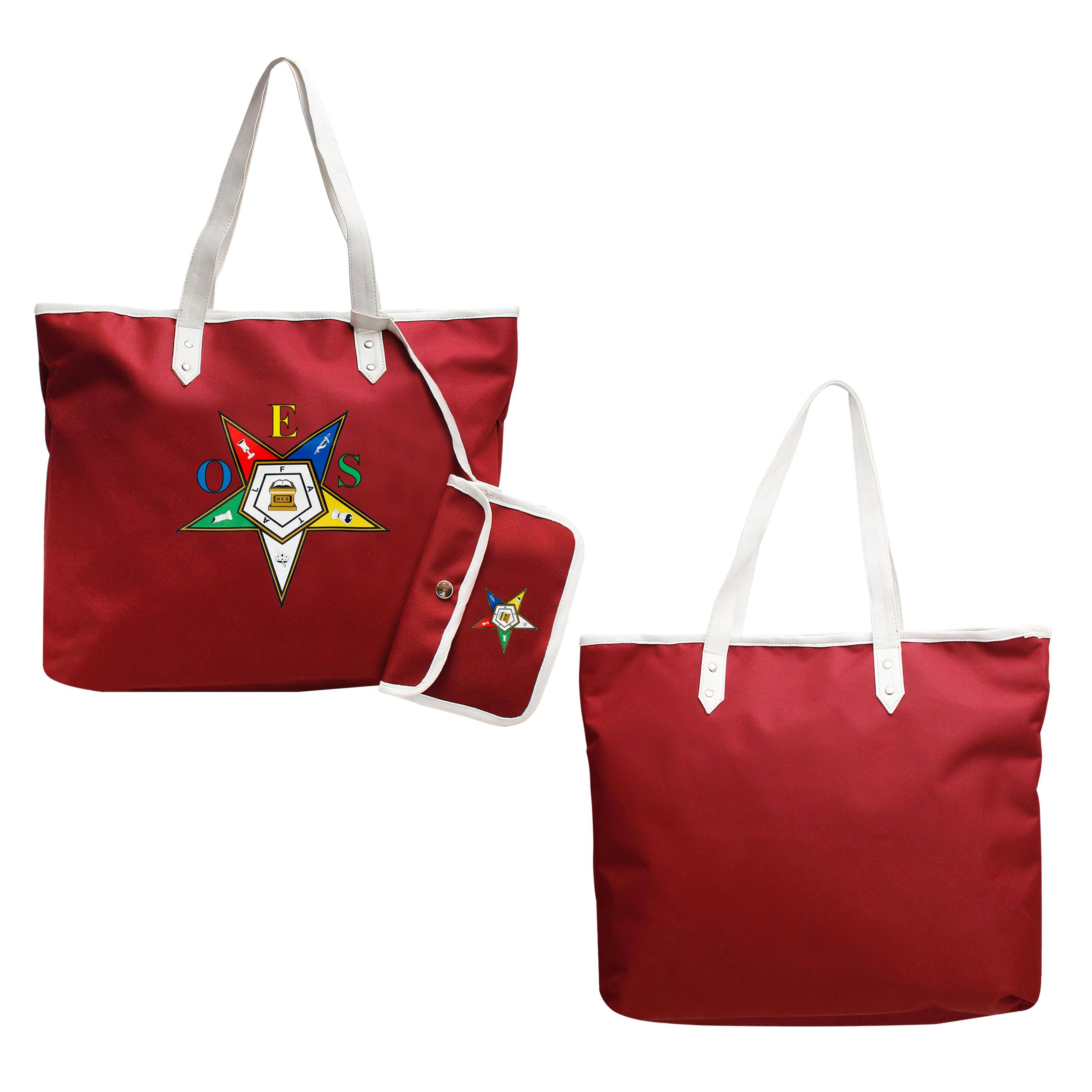 OES Order of Eastern Star Tote Bag with Matching Wallet-Cordura