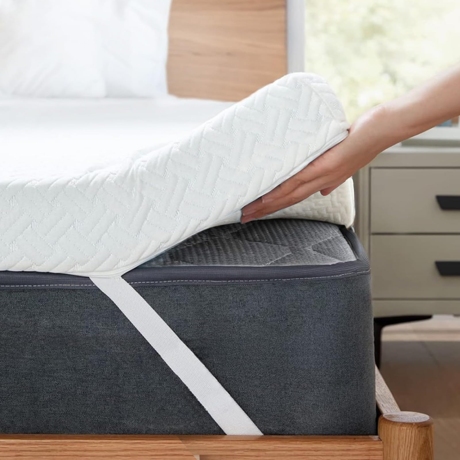 Tiita 3-Inch Mattress Topper Full