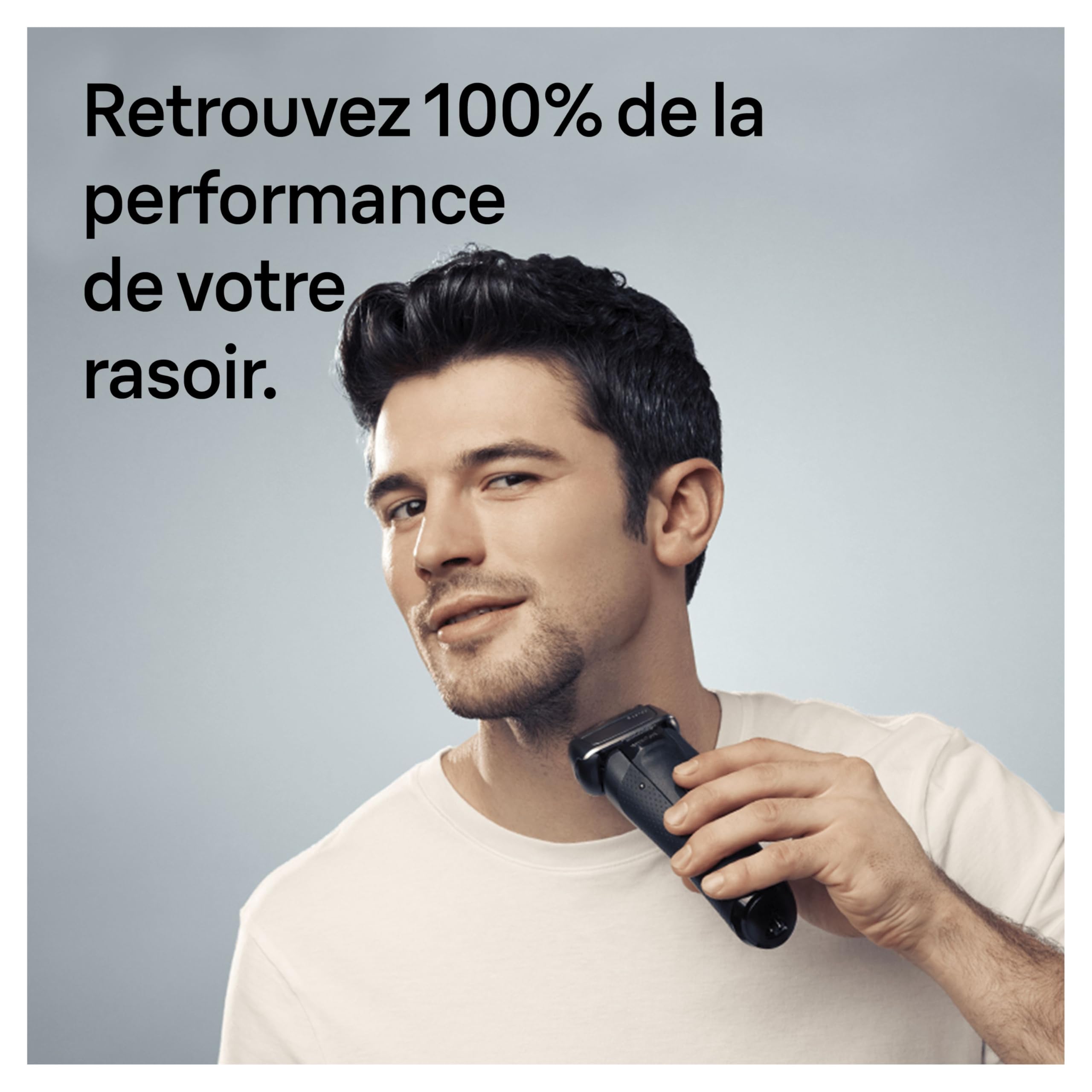 Braun 83M, Tête De Rasoir De Rechange, Originale, Pour Rasoir Électrique Series 8 – Argent