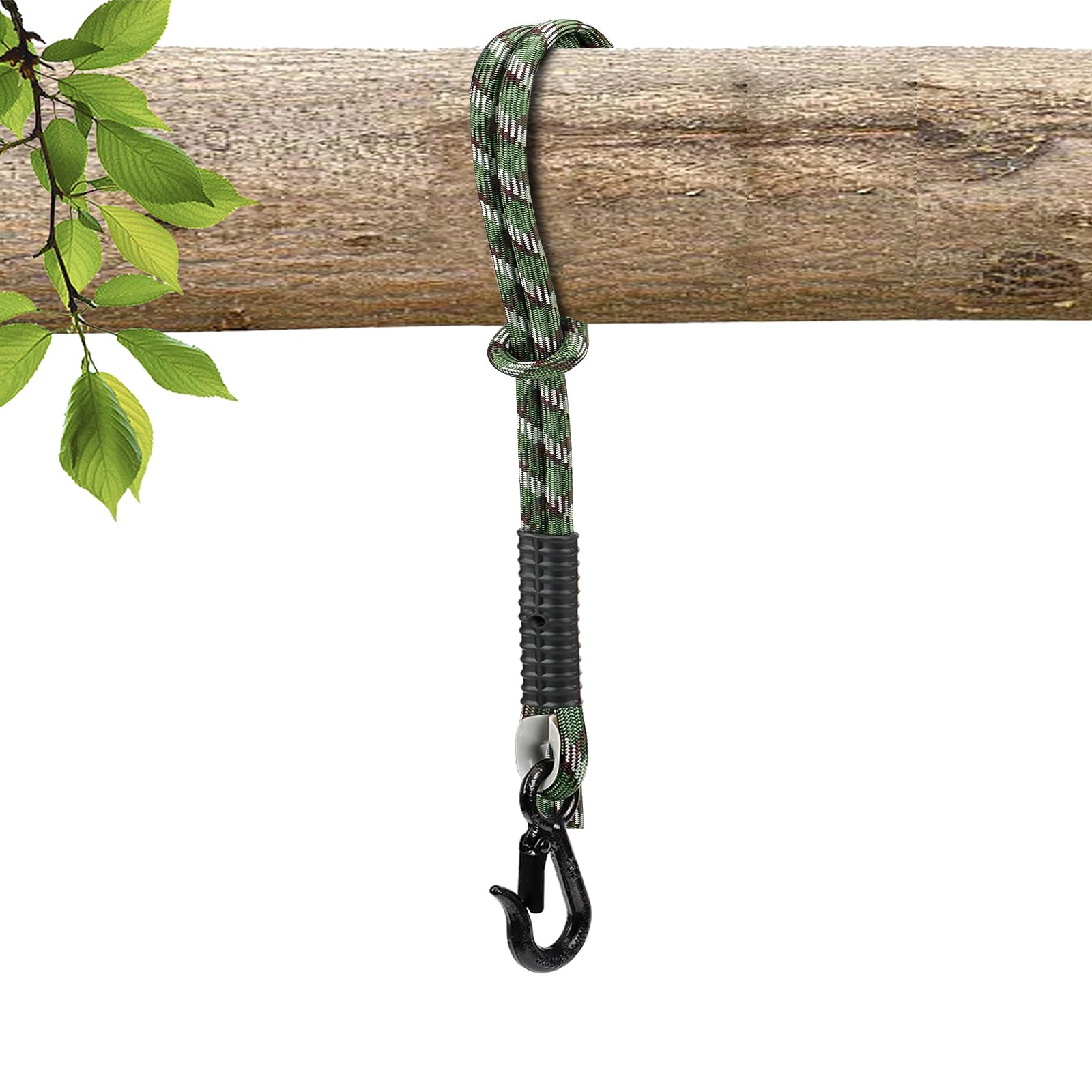 Sangle de fixation hamac et balançoire jardin de 65cm avec mousqueton