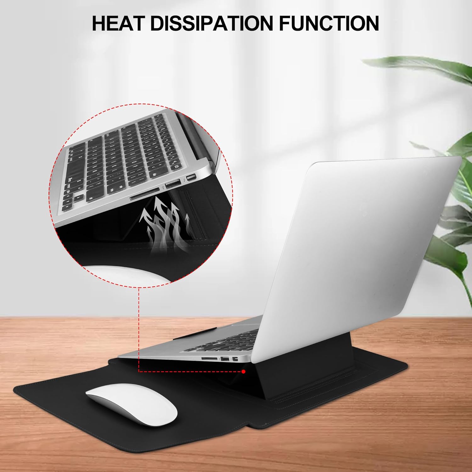 15.6" Laptop Sleeve-Compatible with MacBook Pro 16/15.4'' MacBook Pro 15, Mac Air 15 - Waterproof Soft 15 16 inch pc case for HP, Dell, 15 inch Laptop Sleeve case,Black - Image 6