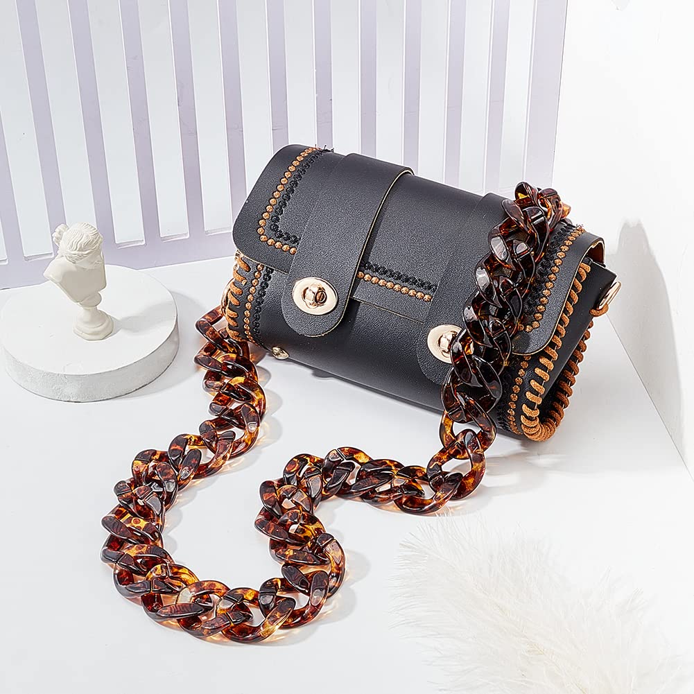 Amazon.com: WADORN Acrylic Purse Strap, 31.6 Inch Resin Bag Chain 