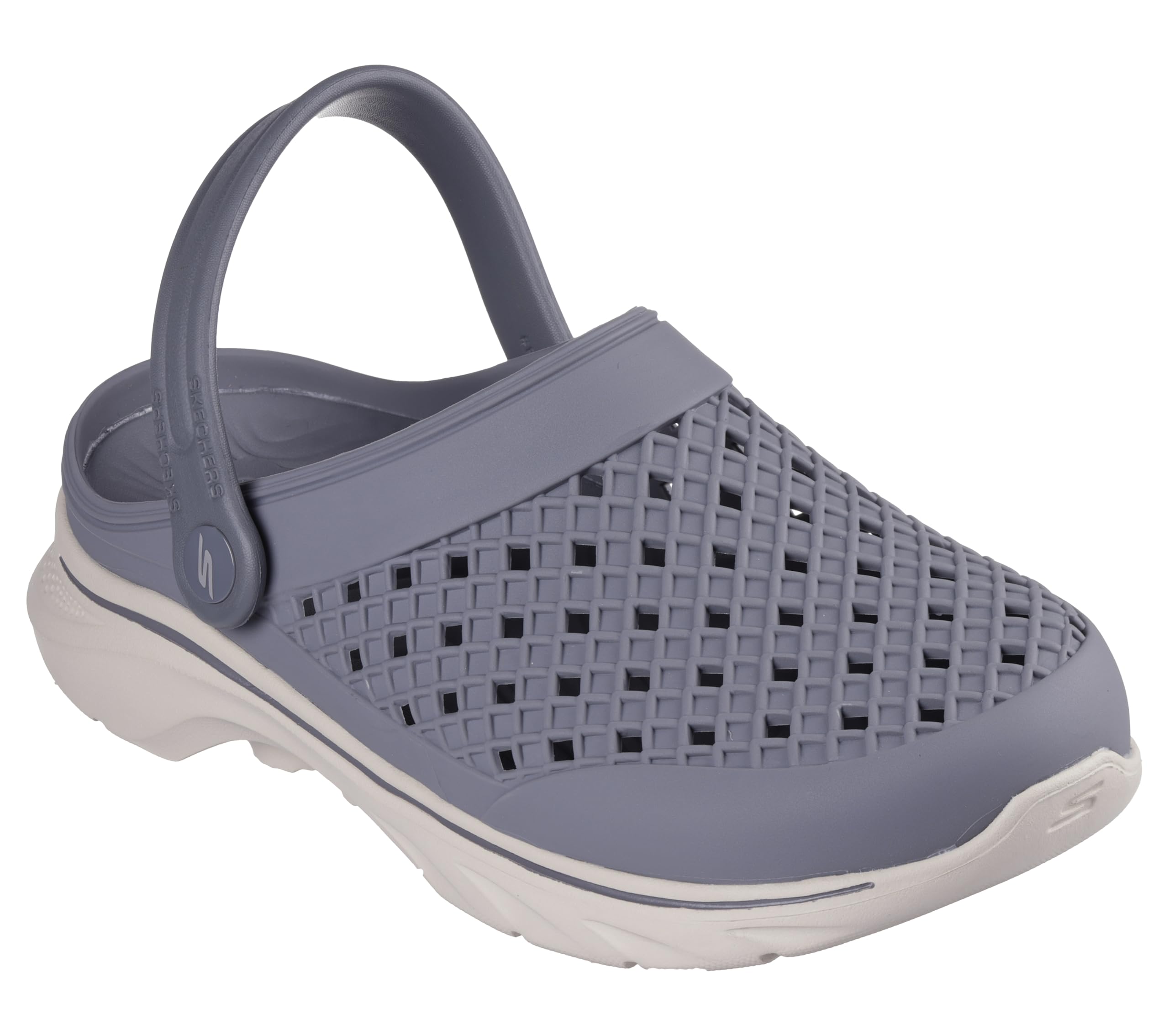 Skechers Men's Foamies Go Walk 7-Ambition Clog, Charcoal, 11