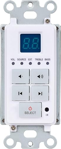 Miniatura 7 de Dayton Audio DAX66 6-Source 6-Zone Sistema de audio distribuido para toda la casa con teclados 25 WPC