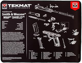 TekMat Ultra 20 - Smith and Wesson MP Shield Gun Cleaning Mat, Black