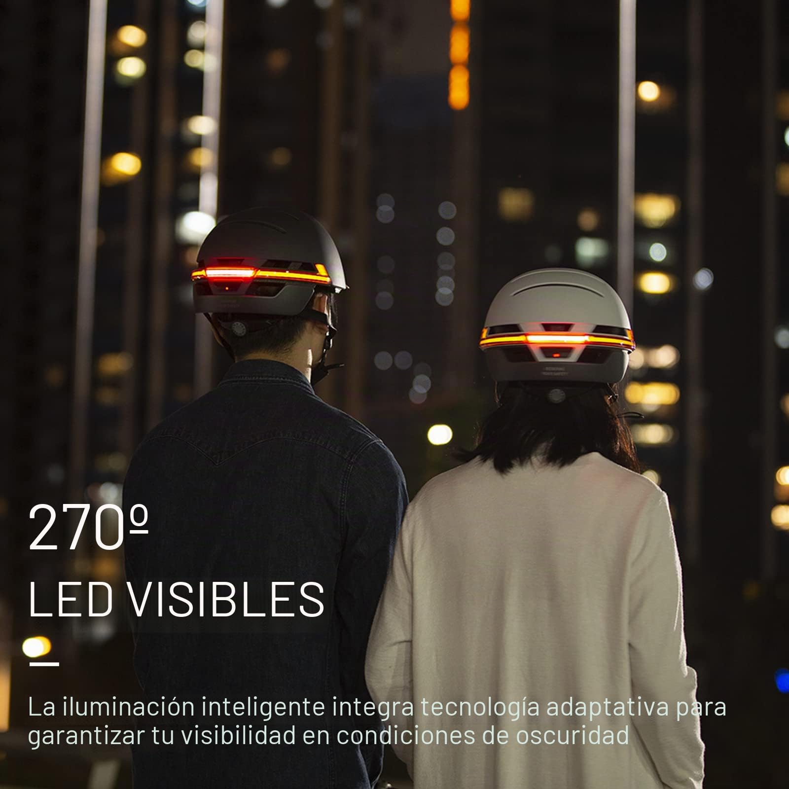 Casco de Bicicleta Inteligente LIVALL con Altavoces Premium, Casco de Ciclismo Bluetooth con Luces y Micrófono, Control Remoto y Alerta SOS, Mujeres y Hombres Adultos BH51M NSO