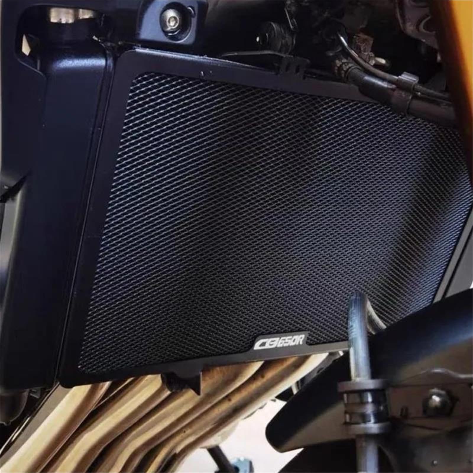 Ochrona chłodnicy motocyklowej Osłona Chłodnicy Silnika Motocykla CNC Z Aluminium Do Hondy CB650R CBR650R 2019-2026 CB650F Kratki motocyklowe(Black CBR650F)