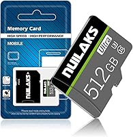 Vista 3 de Tarjeta Micro SD de 512 GB de alta velocidad para Nintendo Switch, tarjeta de memoria impermeable para teléfono inteligente Android, cámara digital