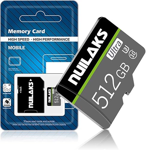 Miniatura 3 de Tarjeta Micro SD de 512 GB de alta velocidad para Nintendo Switch, tarjeta de memoria impermeable para teléfono inteligente Android, cámara digital,