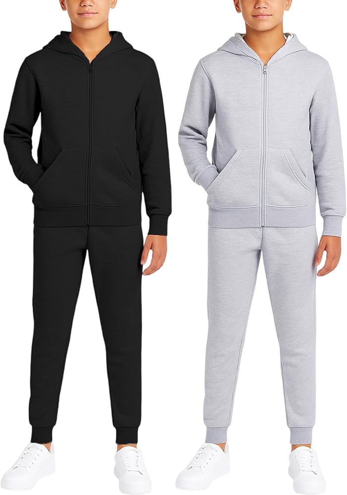 Amazon.com: Quad Seven Boys Sweatsuit Set - 4 Piece Solid
