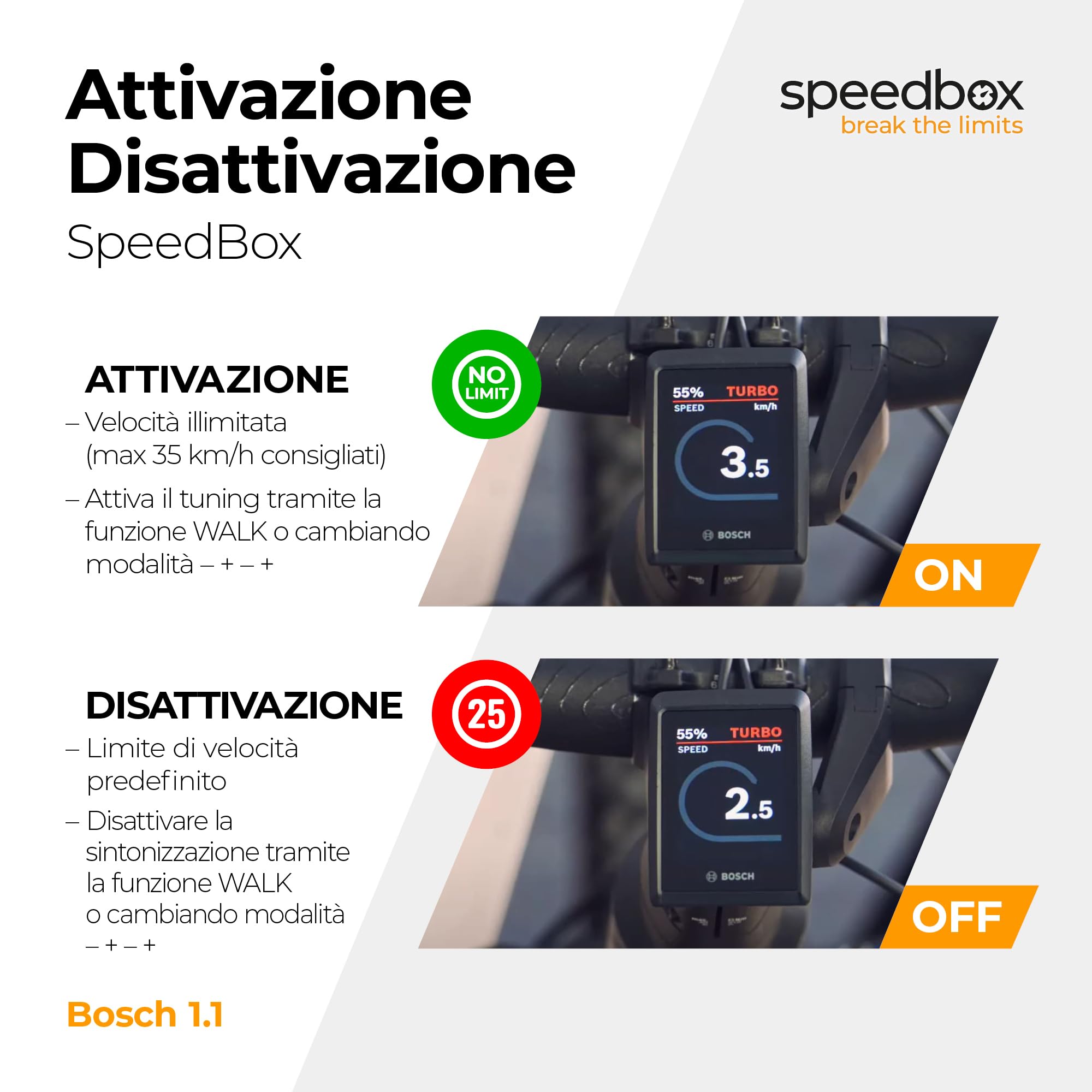 SpeedBox 1.1 Modulo di Performance E-Bike, Bosch Smart System | Velocità di assistenza regolabile, Compatibile con Bosch Smart System (BES3), NON compatibile con sistemi Bosch classici