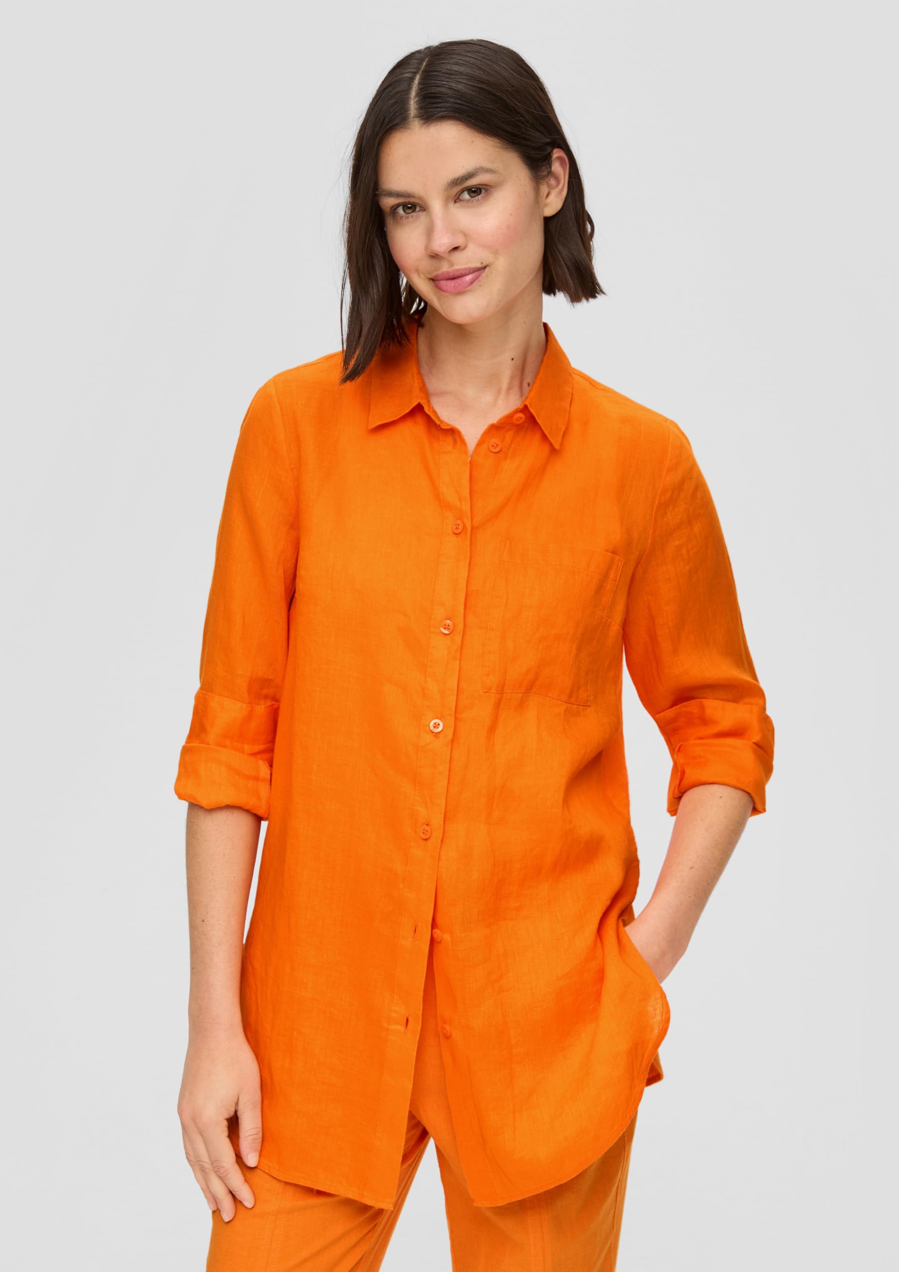 s.Oliver Bluse, Langarm Chemisier, Manches Longues Femme