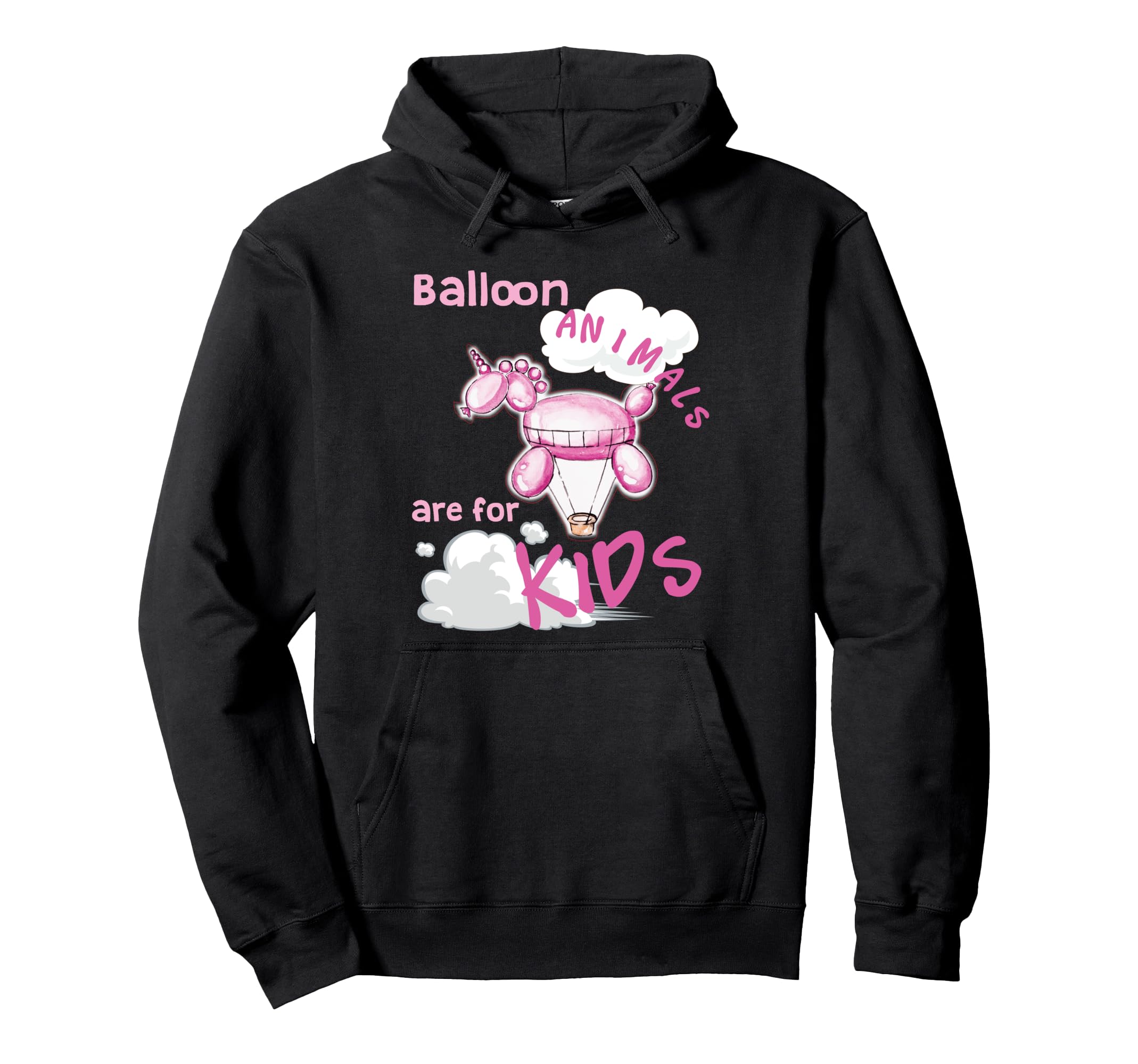 Ballooning Festival Kids Unicorn Balloon Animals Pullover Hoodie