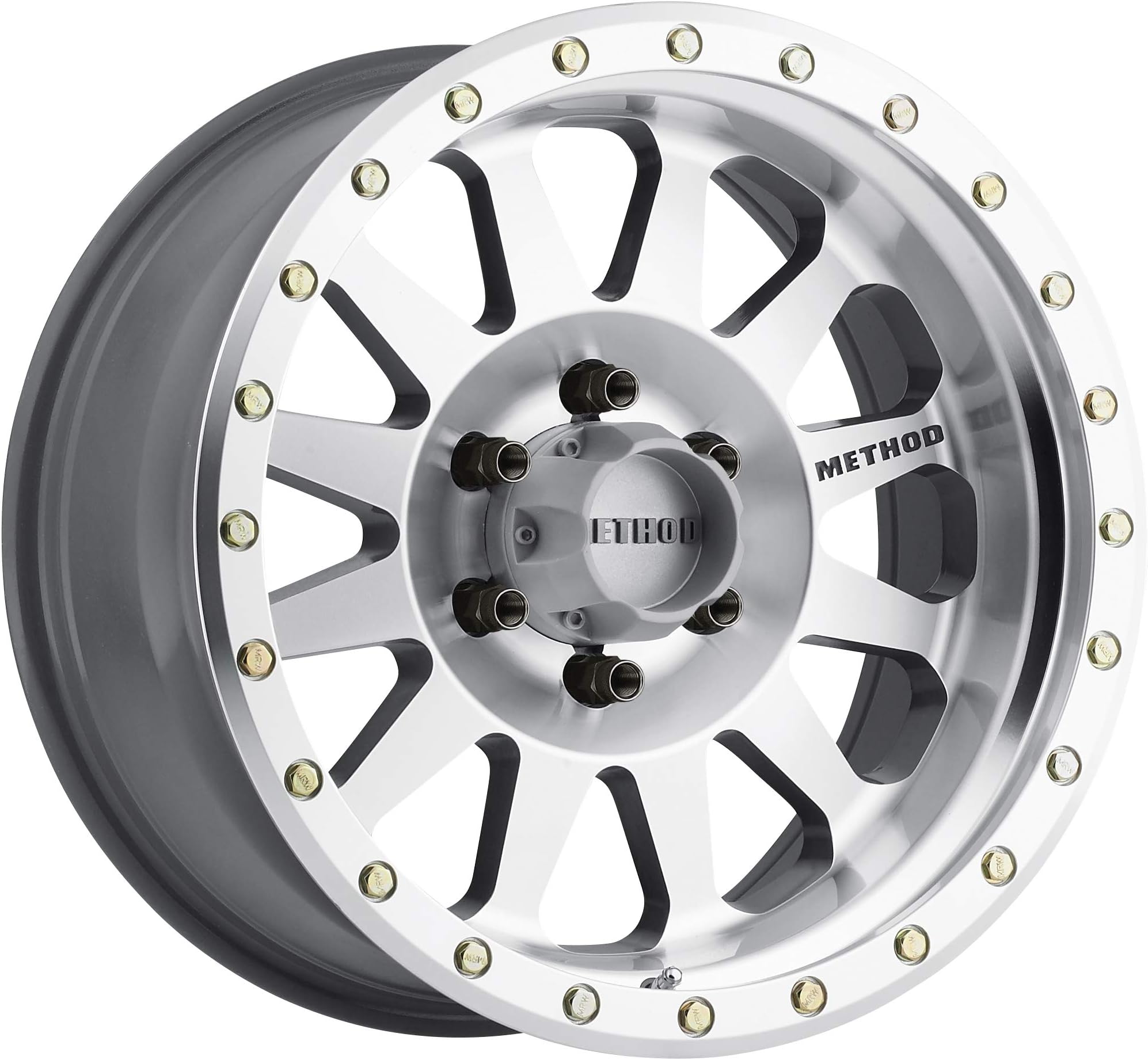 Method Race Wheels 304 Double Standard Machined/Clear Coat 16x8" 6x5.5", 0mm offset 4.5" Backspace, MR30468060300
