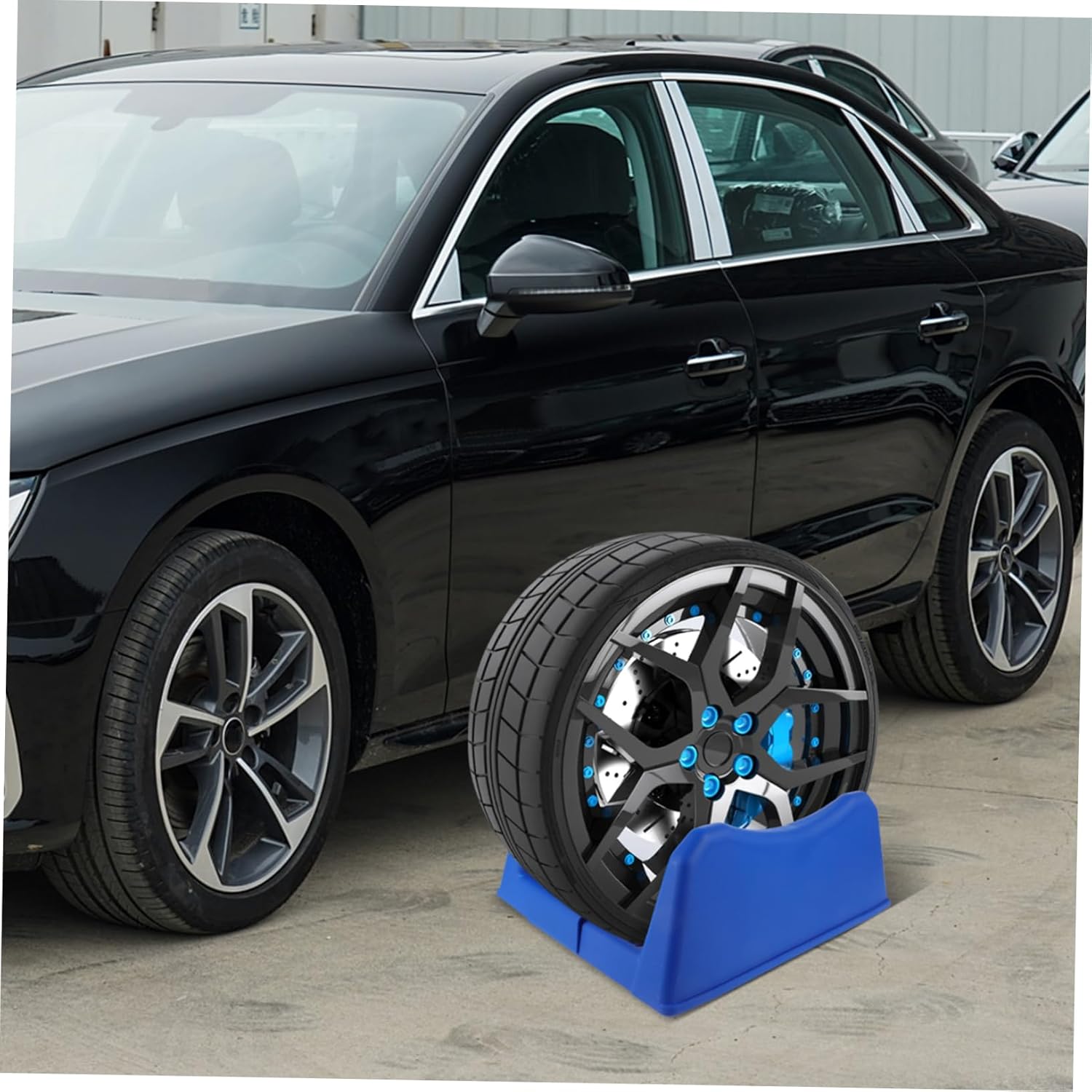 Tire Display Rack Stylish and Functional Tire Storage Stand for Wheel Hubs Easy Installation Base for Home Use Stable Structure for Safe Display and Storage Minimalist Design